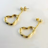 Twisted Collection Twisted Hearts 18K Gold Over Sterling Silver