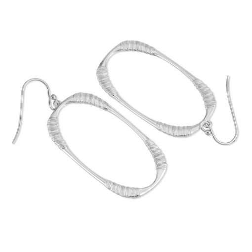 Oval Hoops Earrings