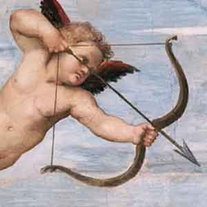 Cupid detail from Raphael's The Triumph of Galatea