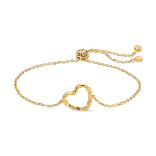 ARY D'PO • Twisted Heart Bracelet 18K Gold Over Sterling Silver