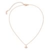 Shiny Star Necklace 18K Rose Gold Over Sterling Silver