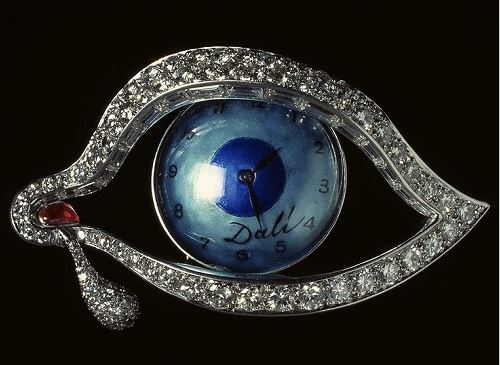 Salvador Dali The Eye of Time Brooch