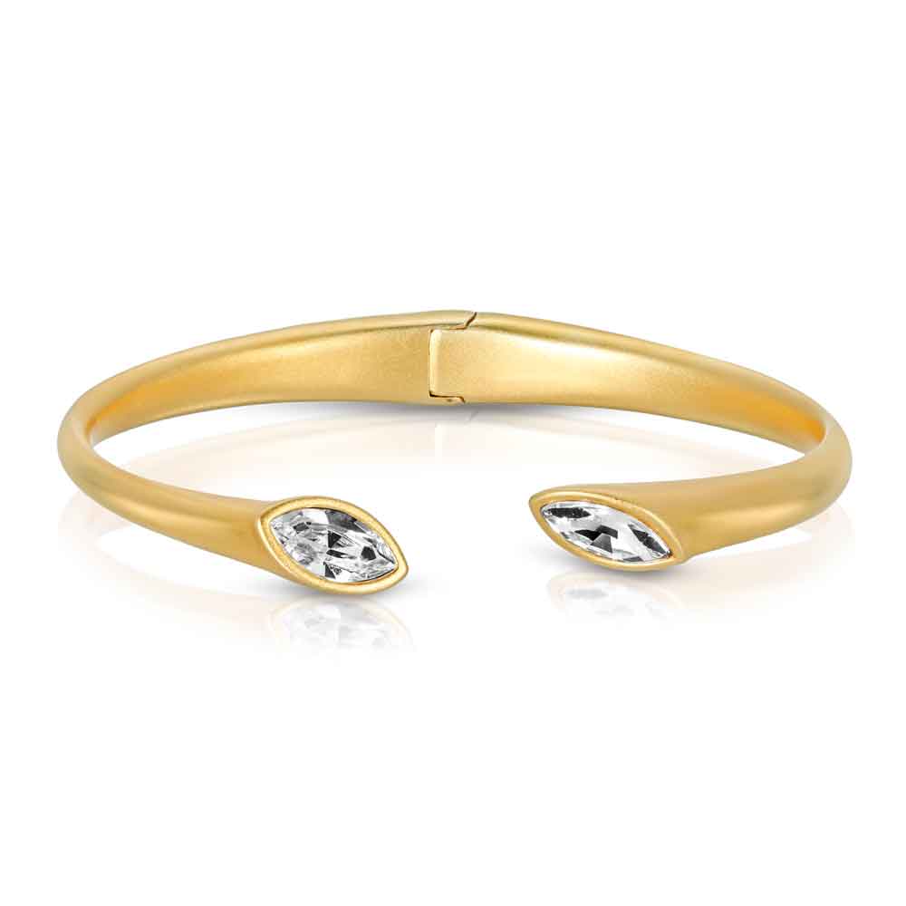 Estele Bangle Bracelets and Cuffs : Buy Estele Rhodium Plated M