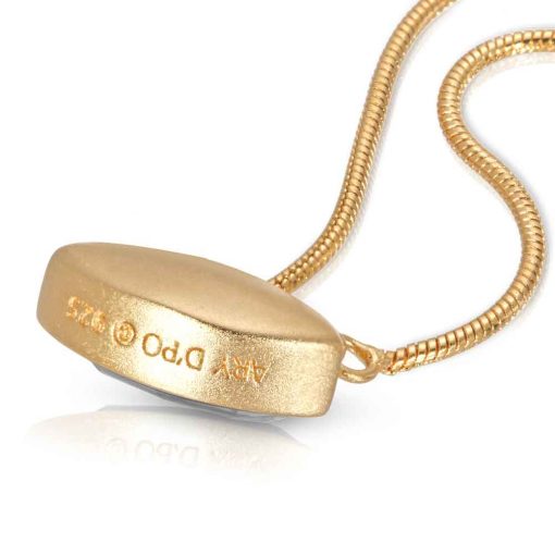 Petite Marquise Snake chain drop Necklace Matte 18K gold over .925 sterling silver with marquise cut Swarovski crystal available in White, Black, and Sapphire Blue
