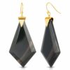 Energy Obsidian Earrings in 18K Gold over Sterling Silver a_01