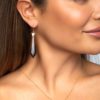 Passion Obsidian Earrings in 18k Gold over Sterling Silver