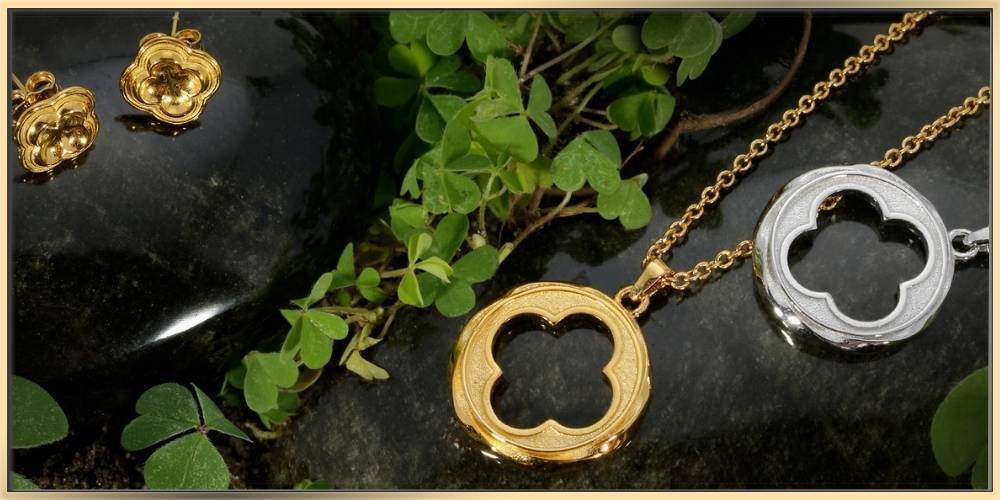 ARY D'PO • The Magic Of Four Leaf Clover And Quatrefoil Jewelry