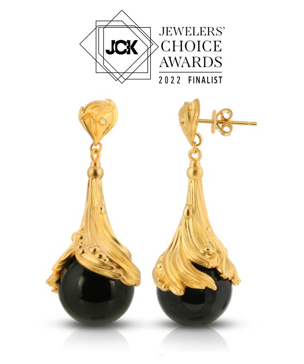 JCK JEWELERS CHOICE AWARD 2022 finalist ARY DPO Black Jewel Earrings.jpg