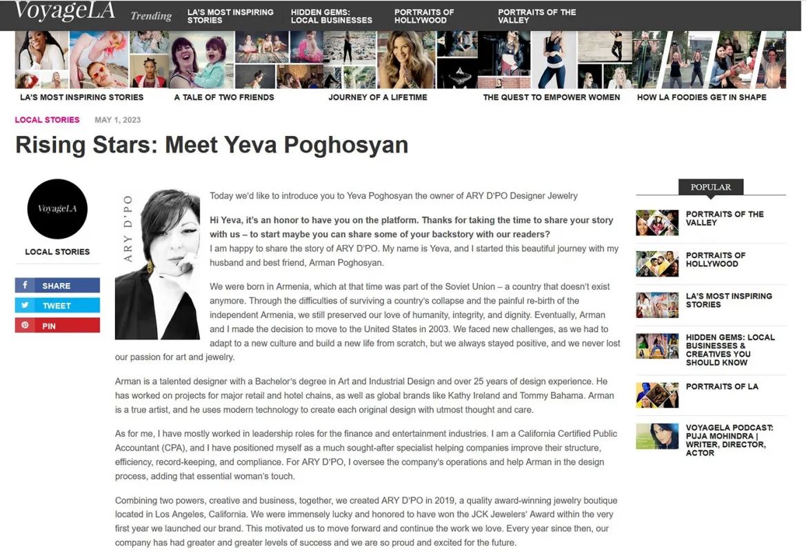 VoyageLA_Rising Stars Meet Yeva Poghosyan