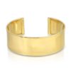 Cuff Wide Bracelet in 14K Yellow Gold