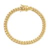 Miami Cuban Hollow Chain Bracelet in 14K Yellow Gold