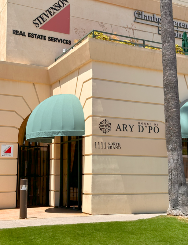 House of ARY D'PO address 1111 N. Brand Blvd. Unit P Glendale CA 91202