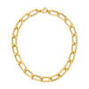 Herco 14K Necklace Polished 6.8mm Elongated Curb Link