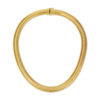 Tubogas Necklace Domed 11mm in 14K Yellow Gold