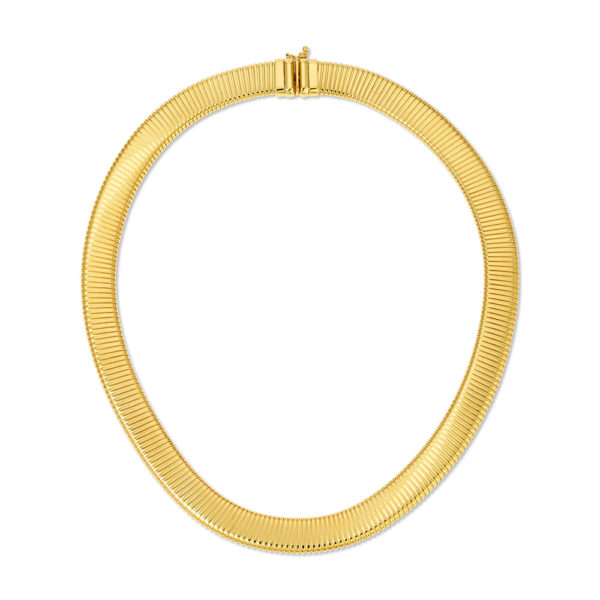 Tubogas Necklace in 14K Yellow Gold