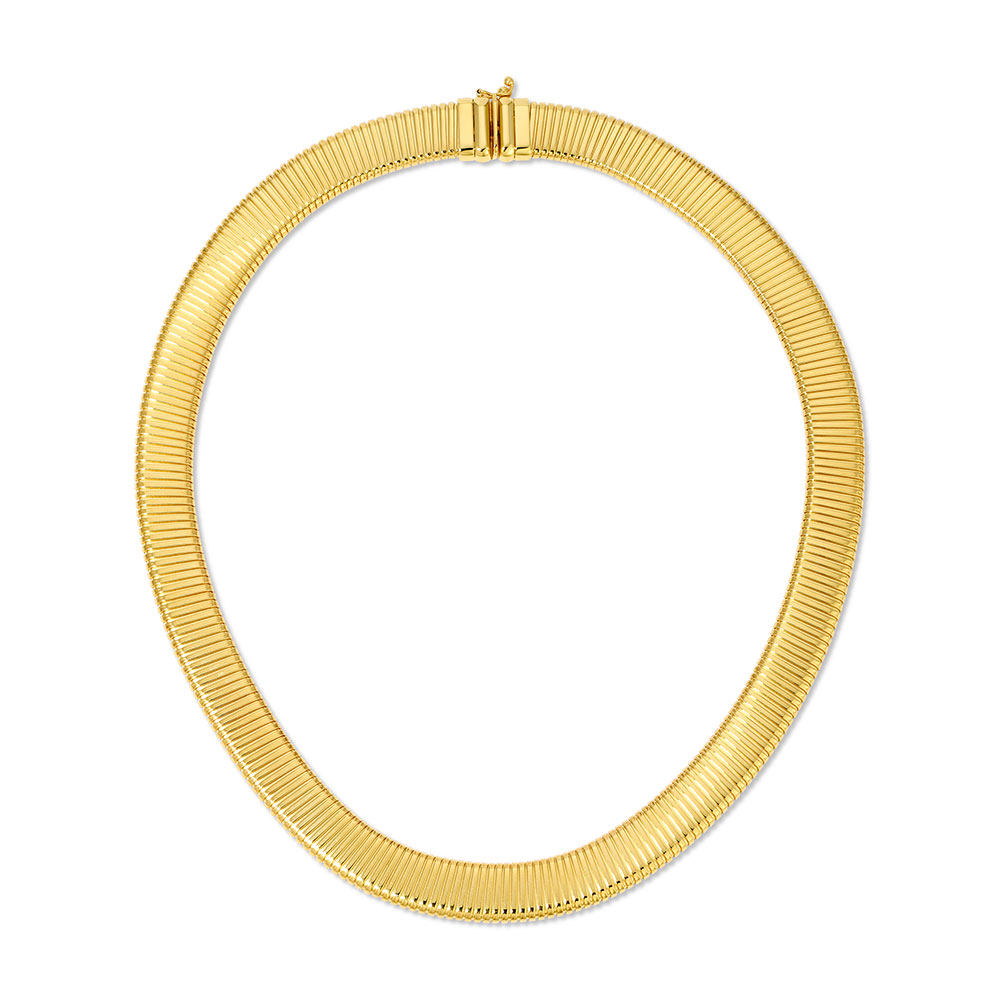 Tubogas Necklace in 14K Yellow Gold